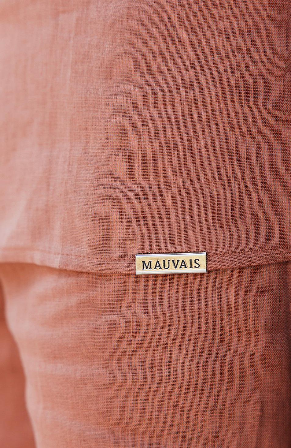 Nammos Pure Linen Tailored Shirt in Canyon