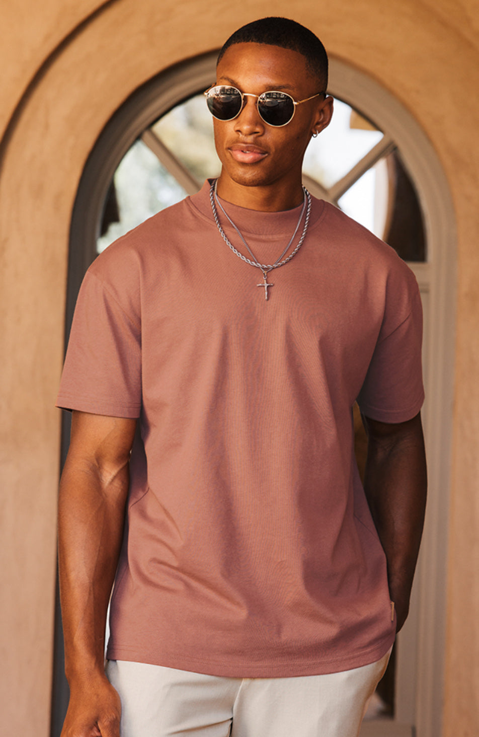 Signature Oversized Tee in Canyon