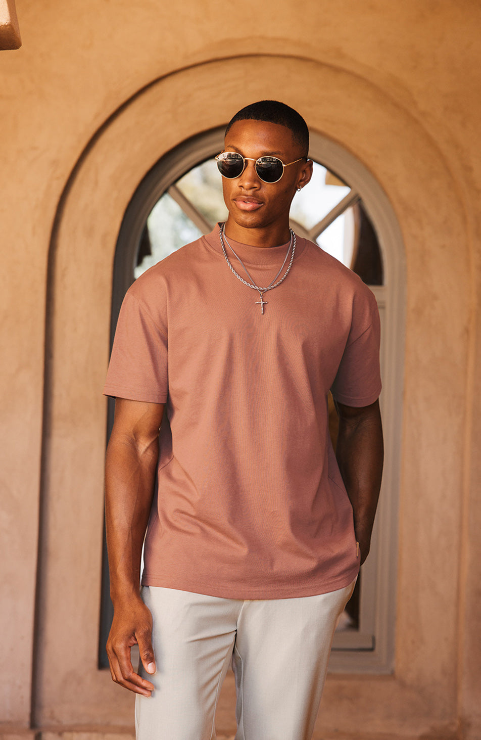 Signature Oversized Tee in Canyon