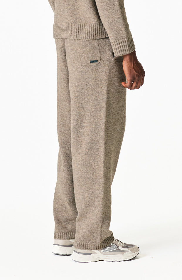 Monogram Montreux Knit Jogger in Taupe