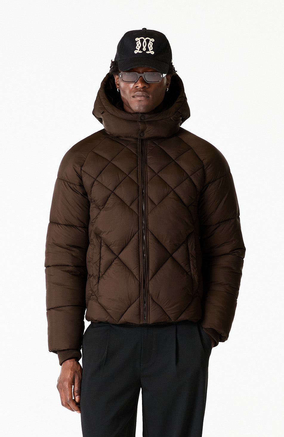 Verbier Puffer Jacket in Brown