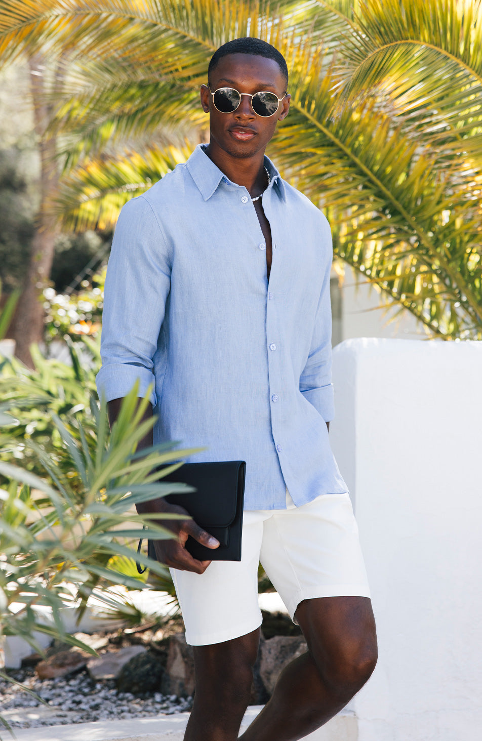 Beaufort Stretch Chino Shorts White