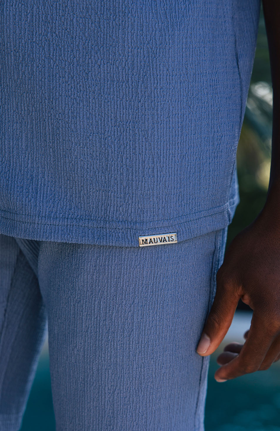 Eivissa Relaxed Fit Shirt in Storm Blue