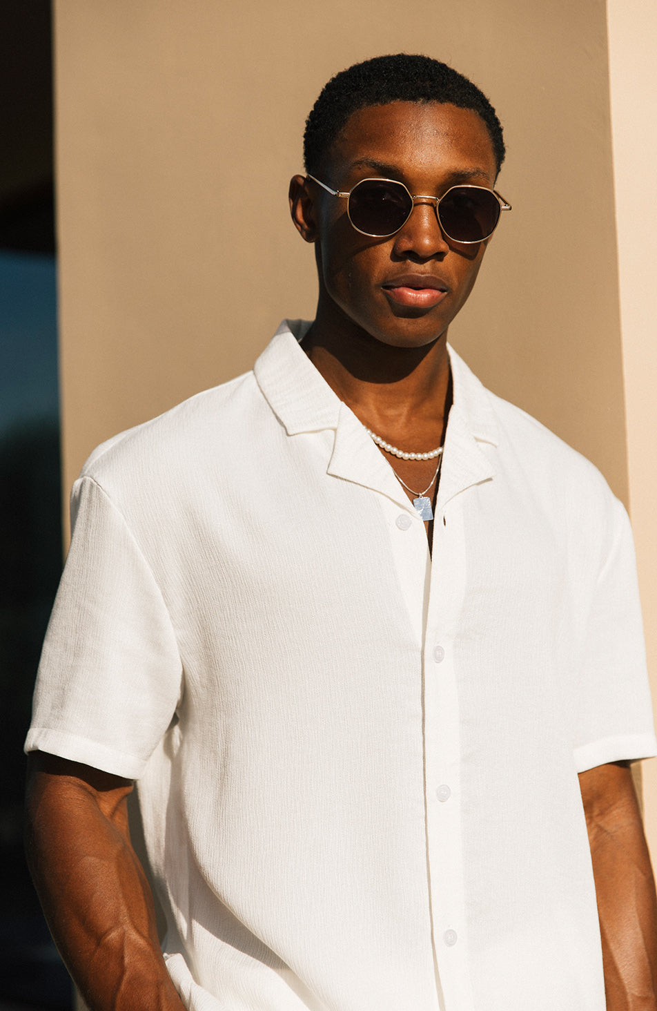 Fiorano Relaxed Fit Shirt in White