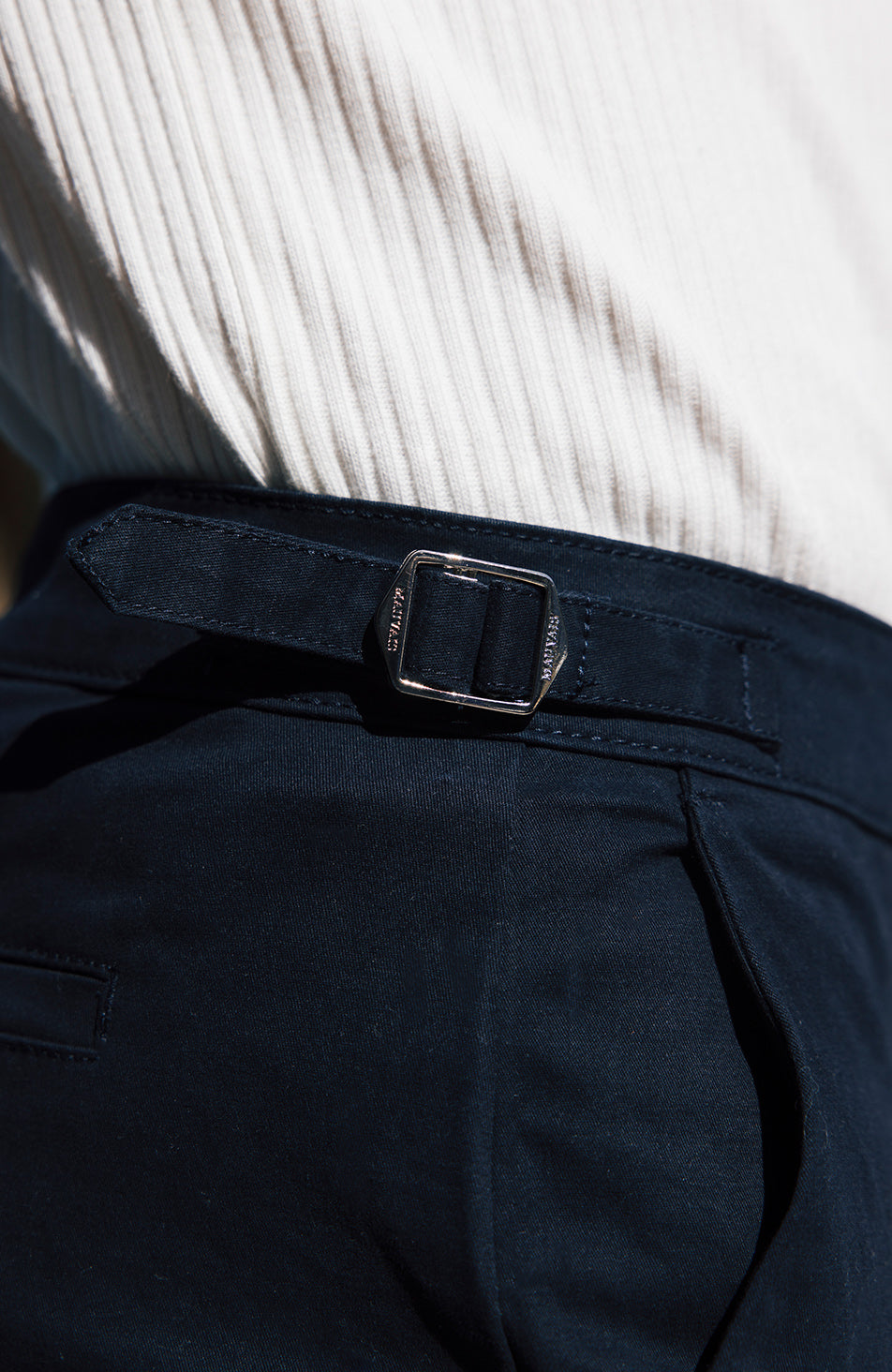 Beaufort Stretch Chino Shorts in Navy