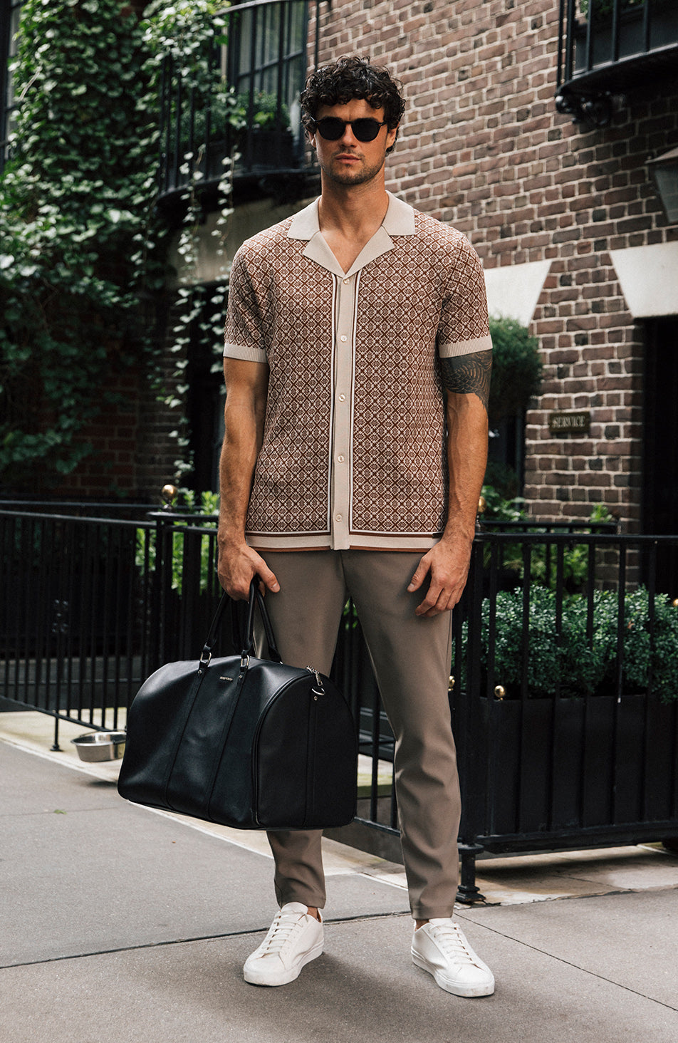 Signature Hybrid Trousers in Taupe