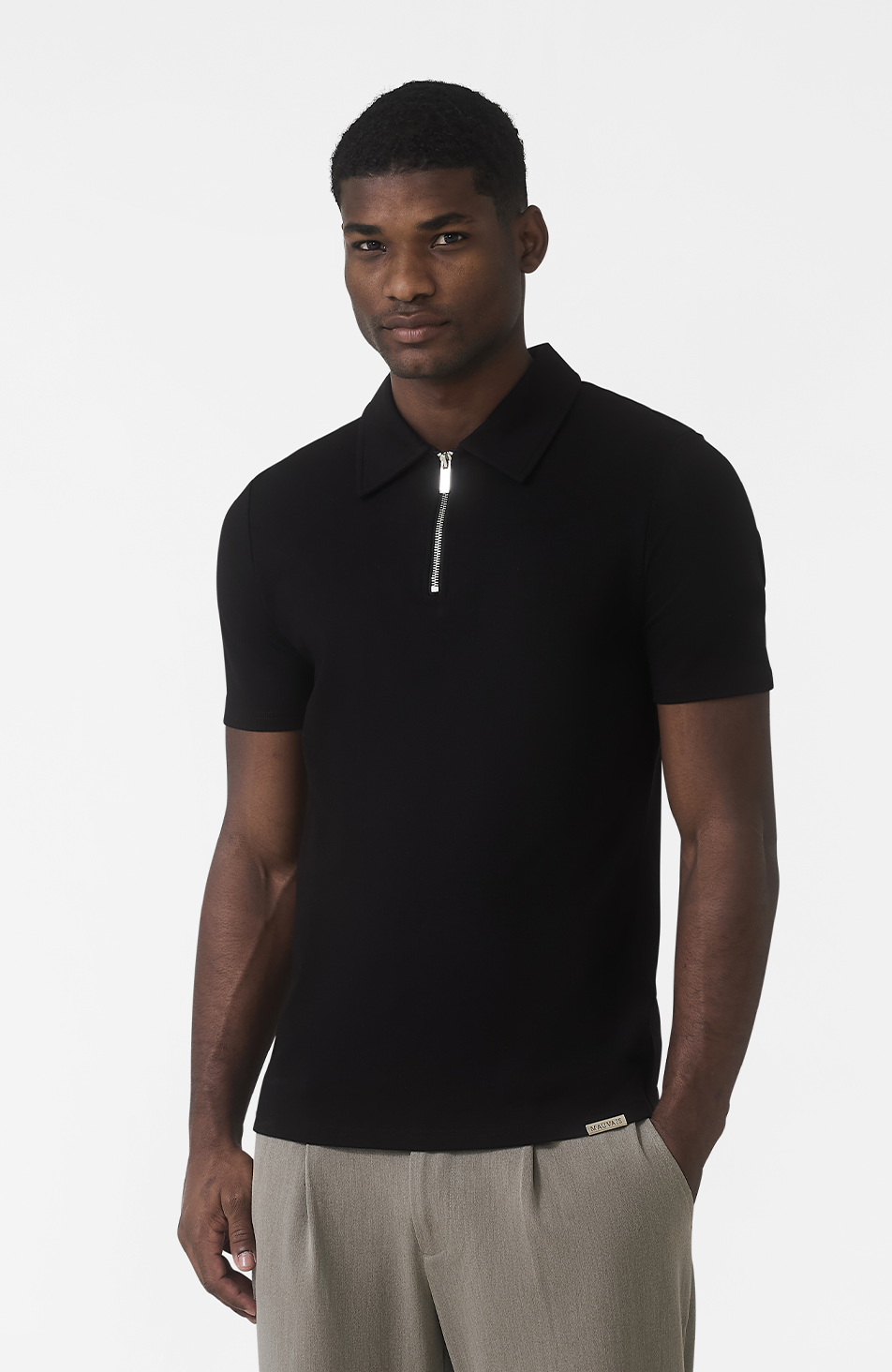Signature Classic Polo in Black