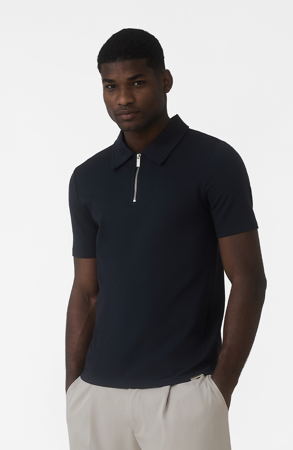 Signature Classic Polo in Navy