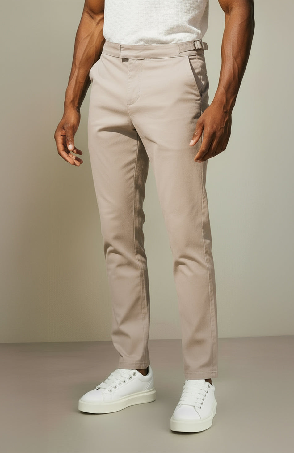 Beaufort Stretch Chinos in Beige