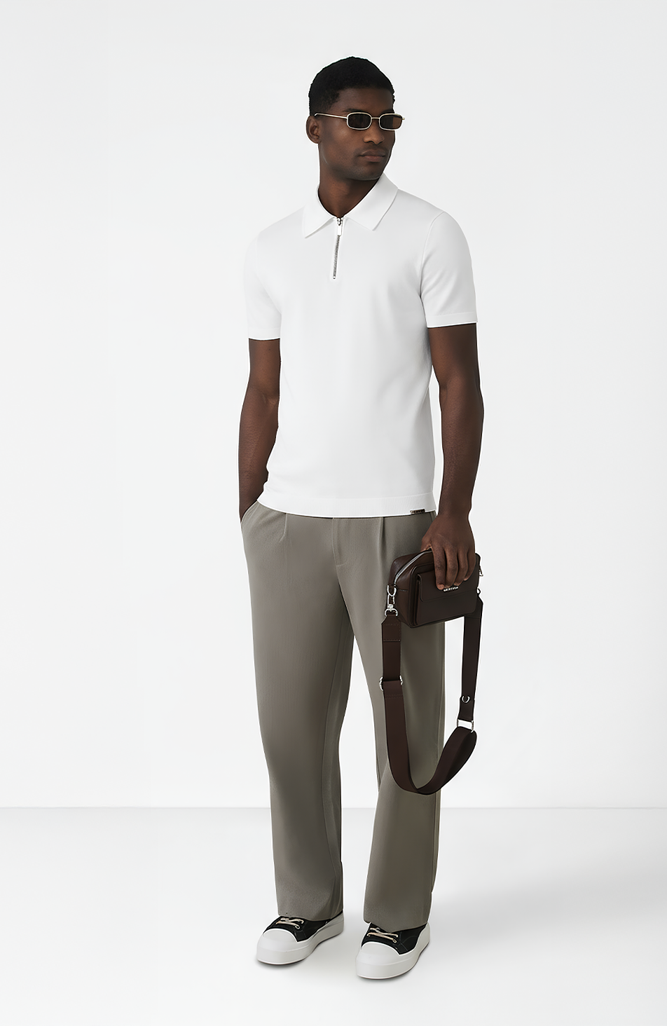 Signature Classic Polo in White