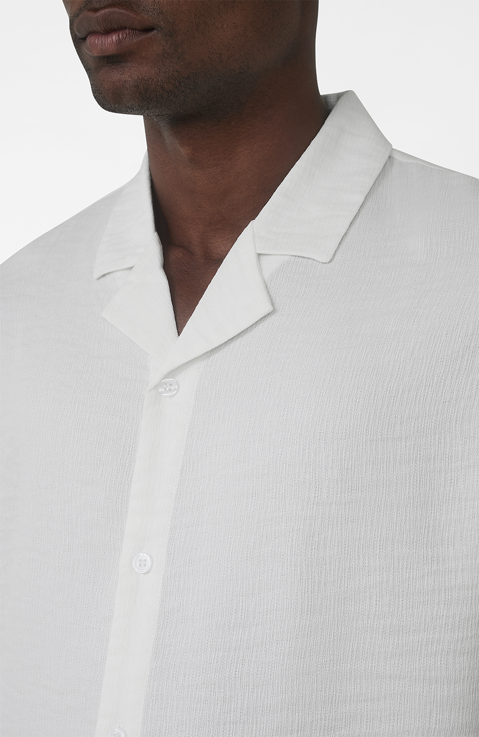 Fiorano Long Sleeve Relaxed Fit Shirt in White