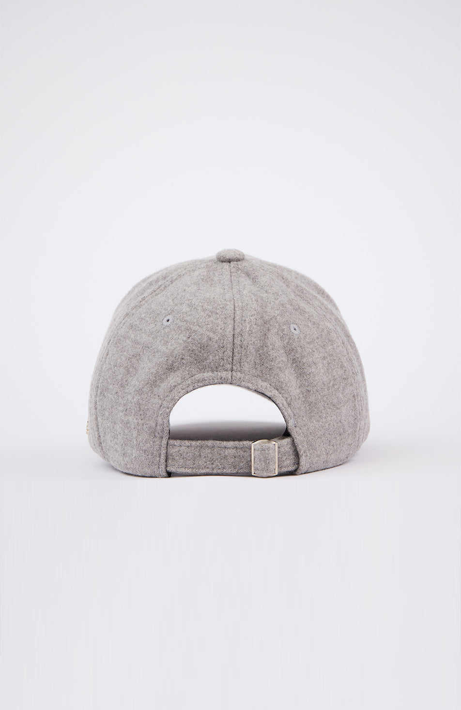 Melton Wool Cap in Light Grey