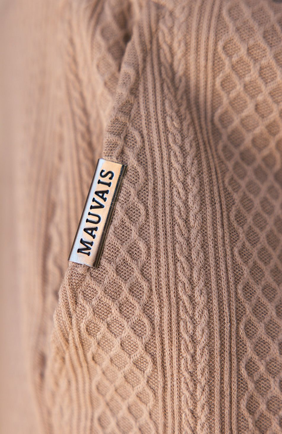 Tanami Textured Stretch Slim Shorts in Beige