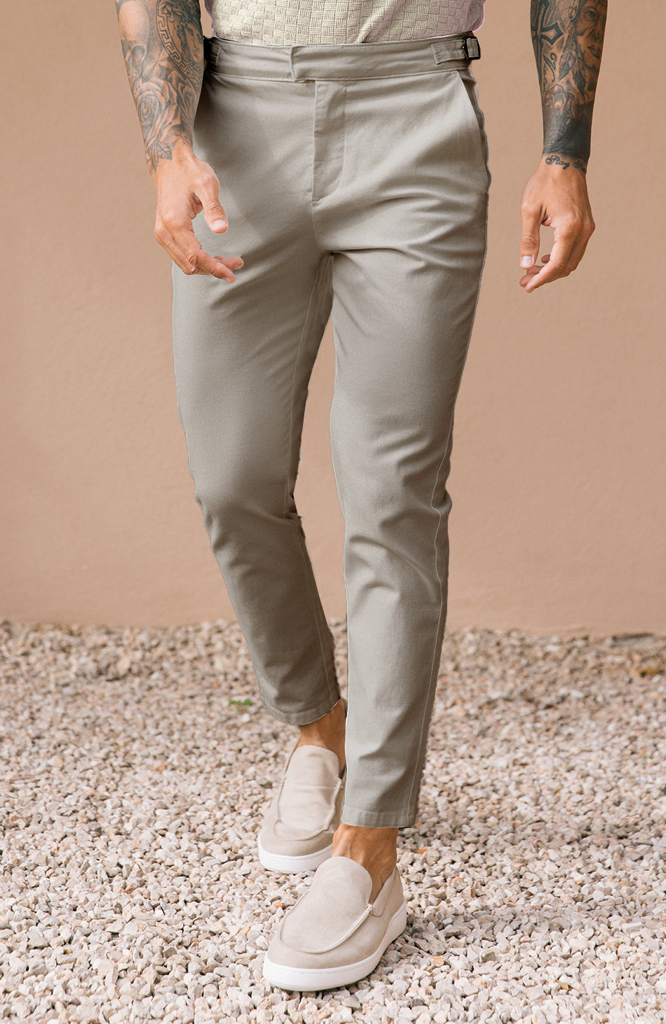 Beaufort Chinos in Taupe