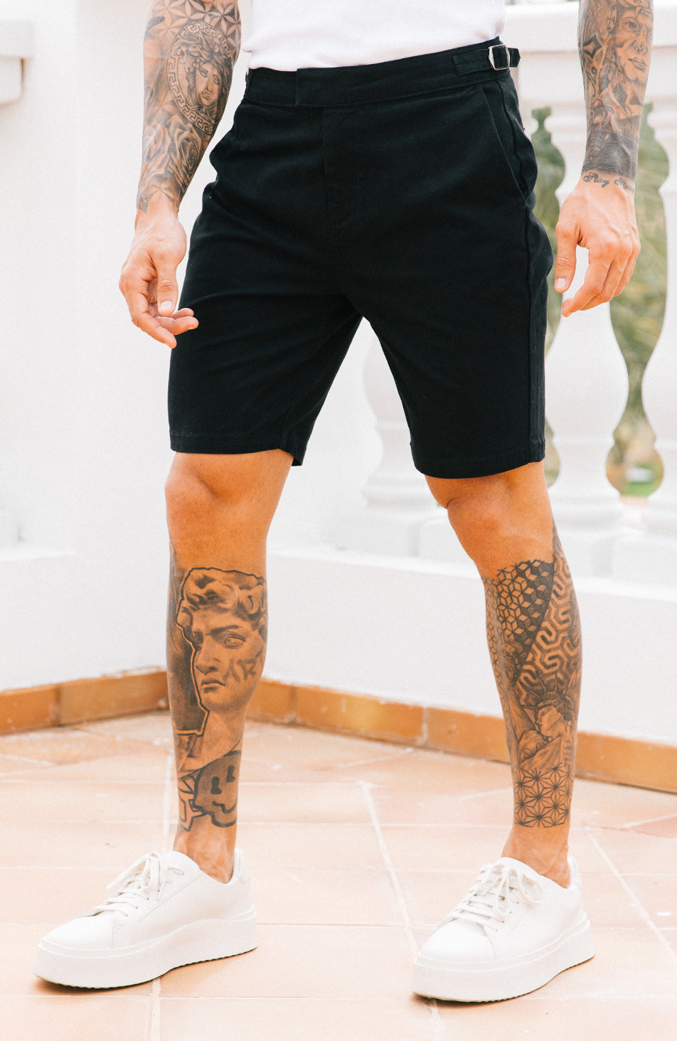 Beaufort Chino Shorts in Black