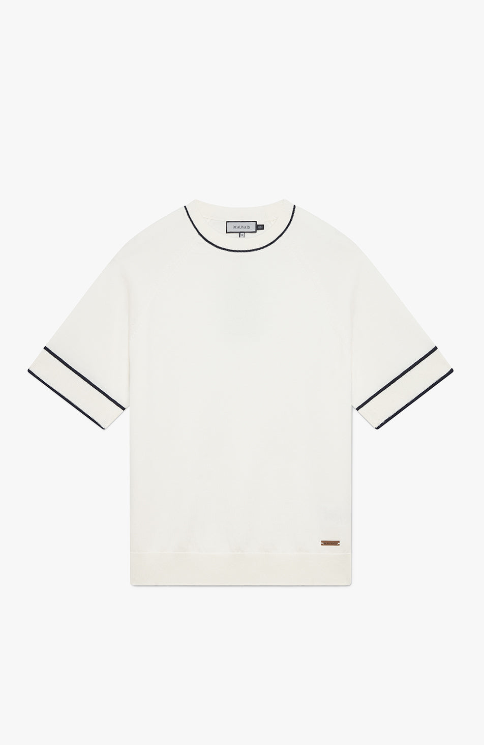 Franco Slim Knit Tee in White