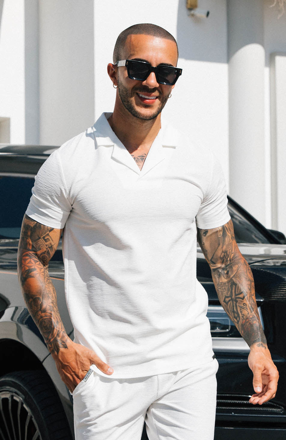 Model is 5'10, Chest 102cm wearing size Small