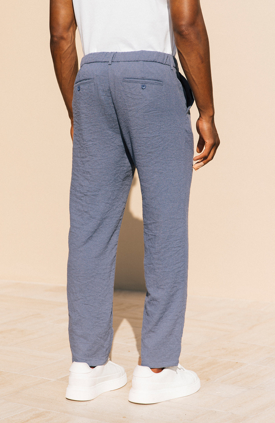 Fiorano Relaxed Fit Trousers in Storm