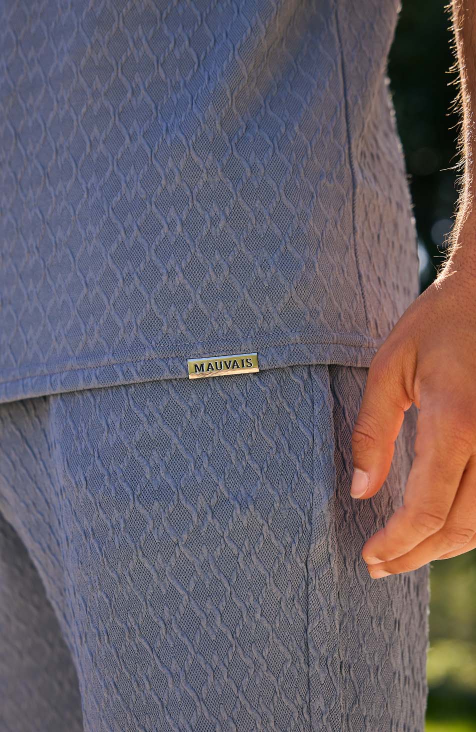 Cannes Knit Shorts in Blue