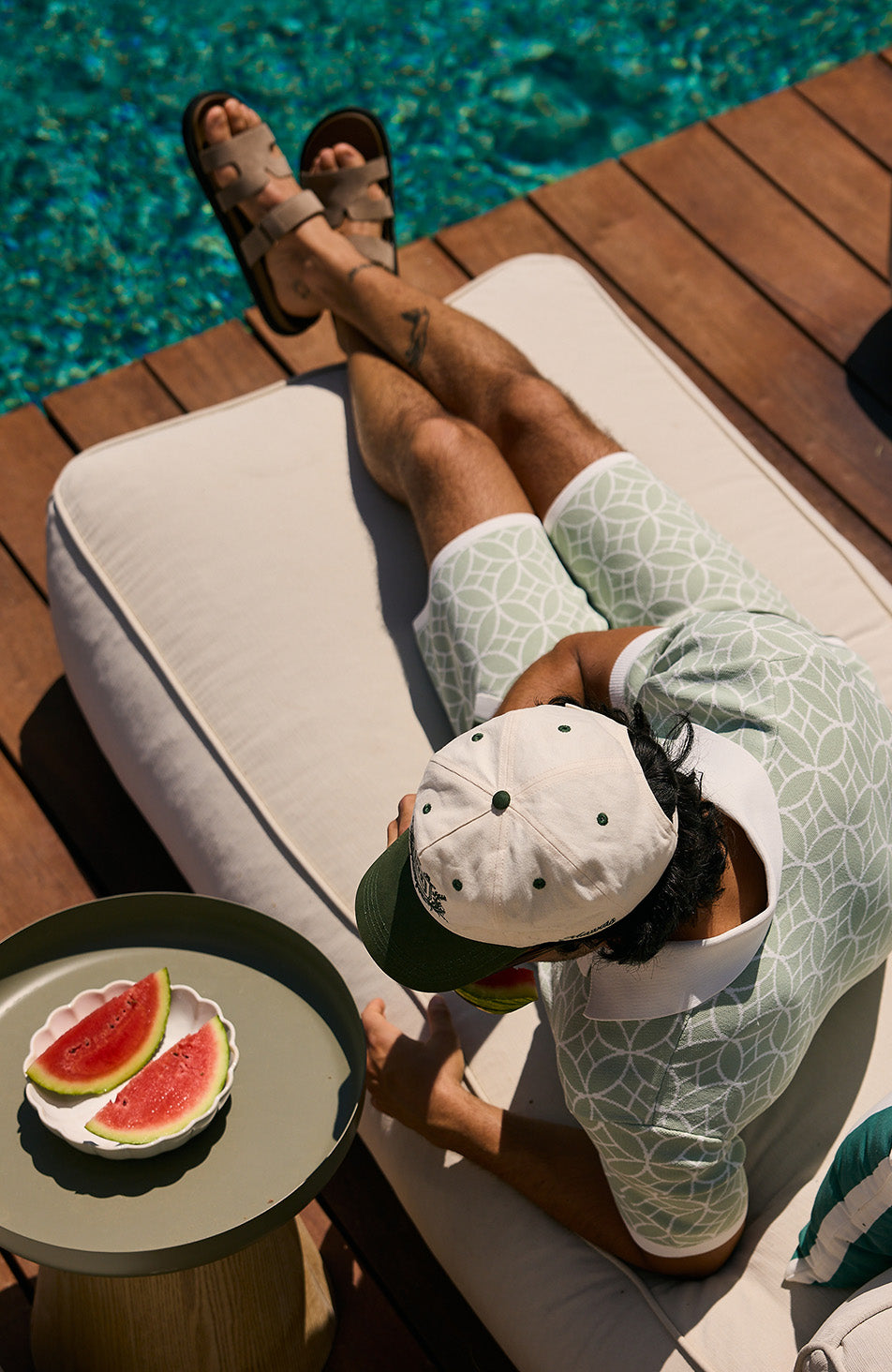 Solato Jacquard Knit Short in Mint