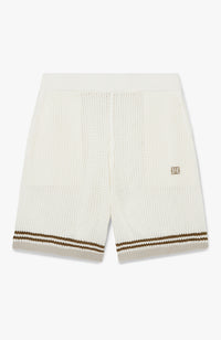 Malibu Cotton Crochet Shorts in White