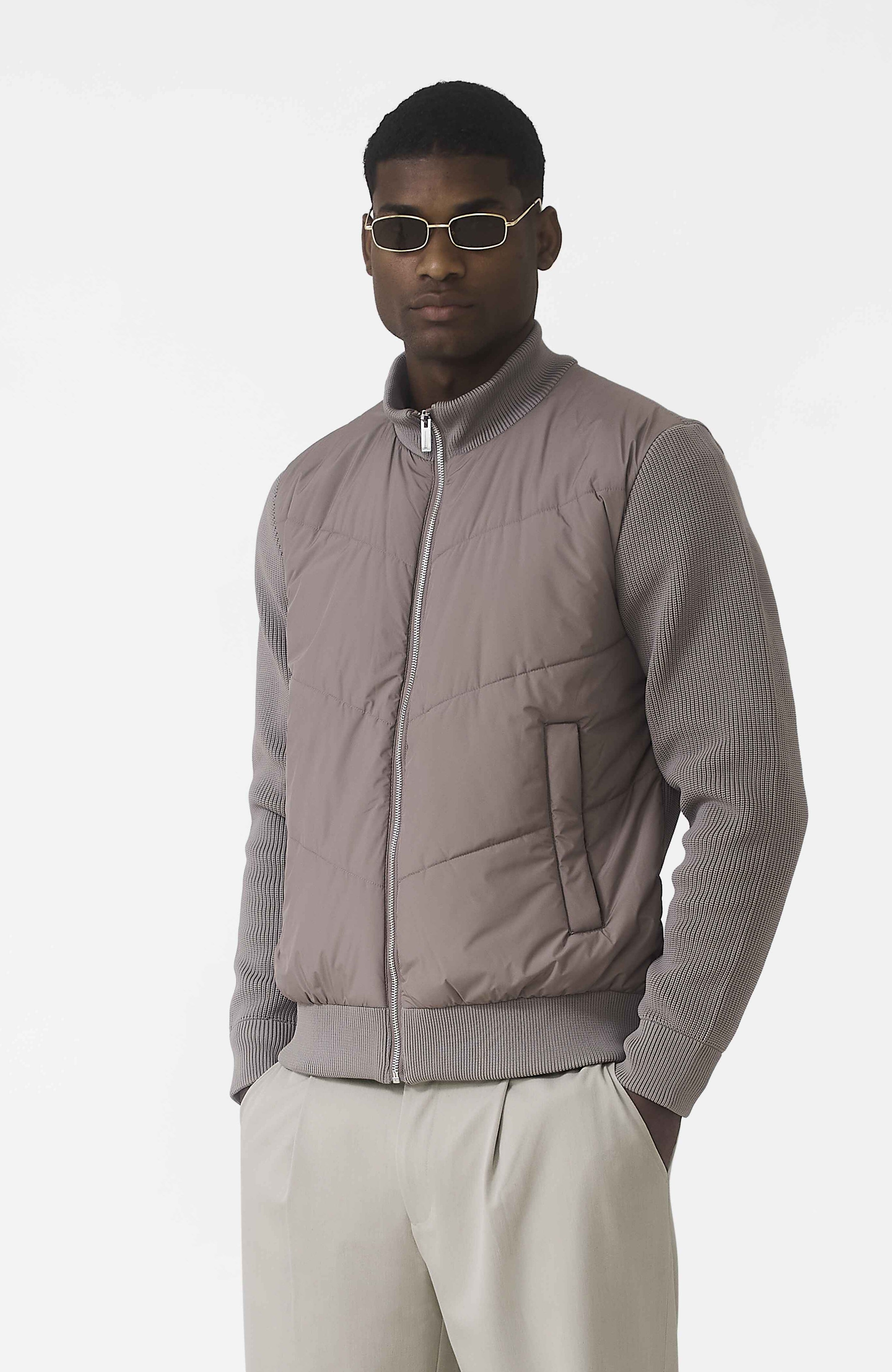 Lamarck Slim Jacket in Stone