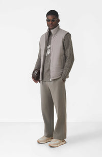 Model is 6'2 with size M chest, wearing a size M