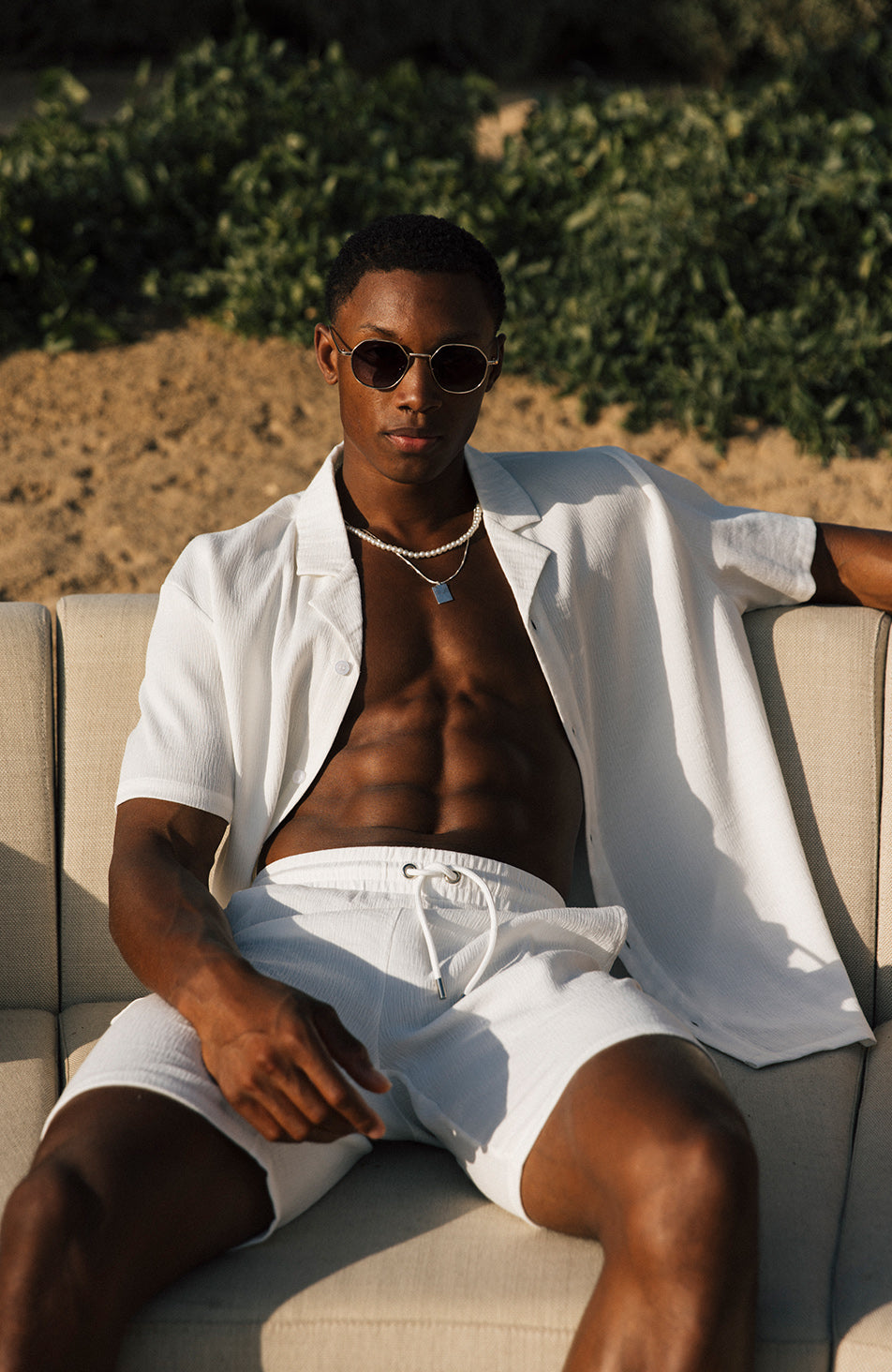 Fiorano Relaxed Fit Shirt in White