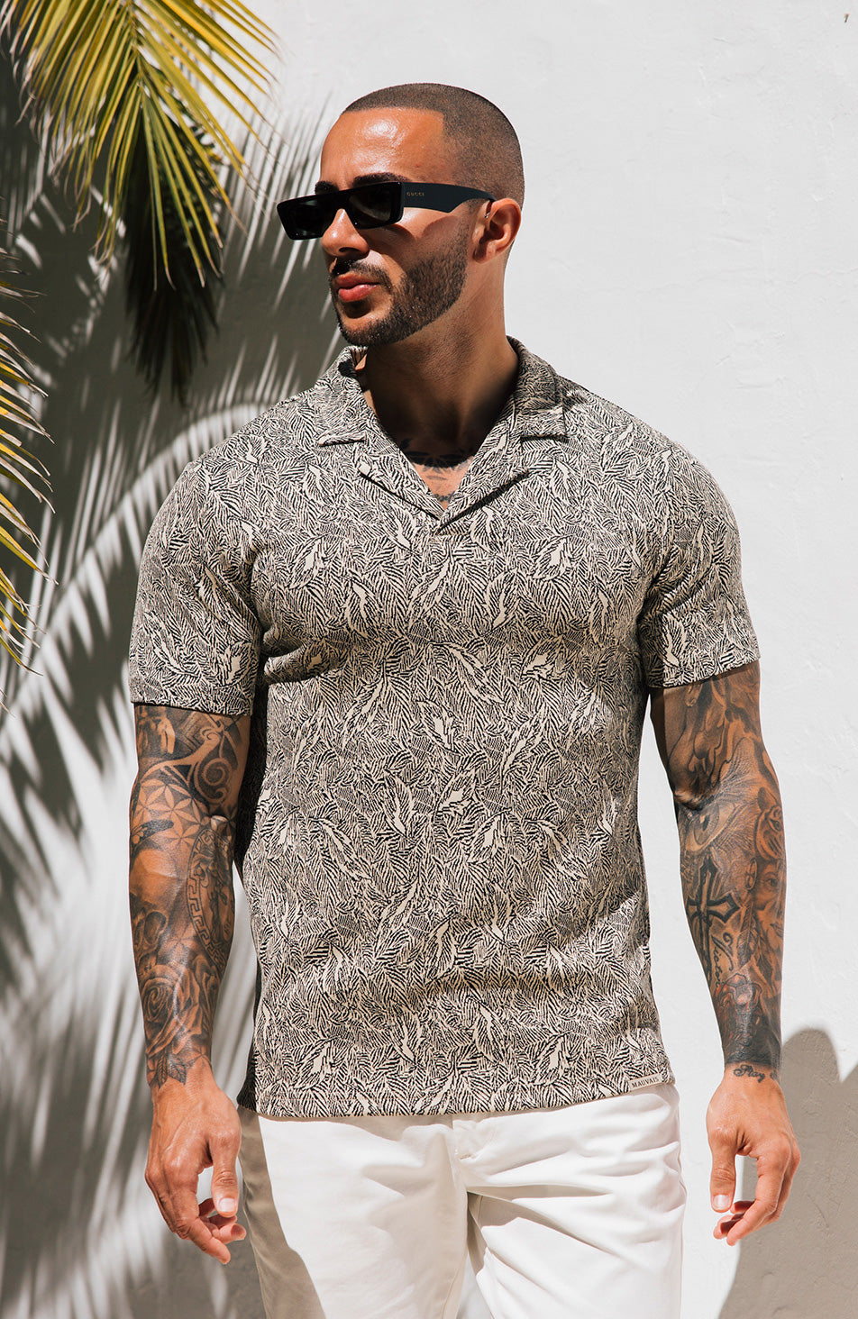 Model is 5'10 with size M chest wearing size S