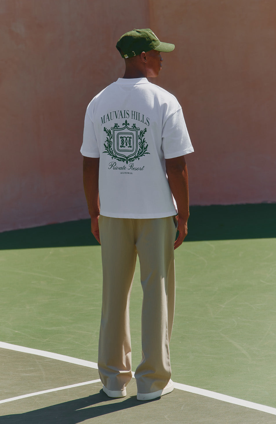 Hills Crest Graphic T-shirt in White