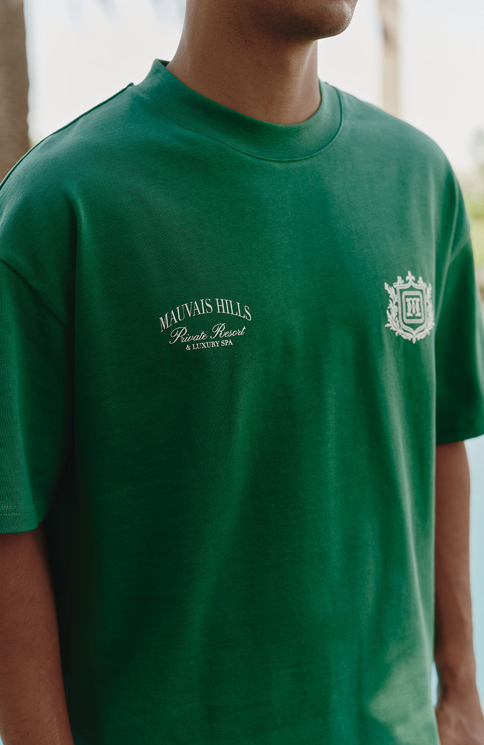 Hills Crest Graphic T-shirt in Green