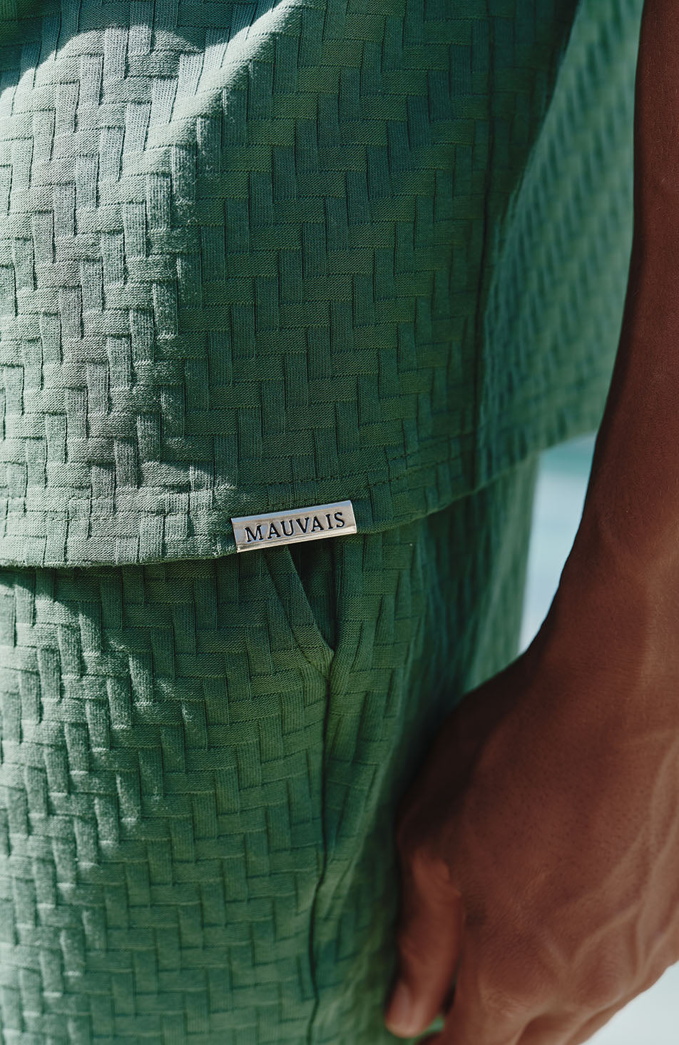 Vincent Boxy Short Sleeve Shirt in Green