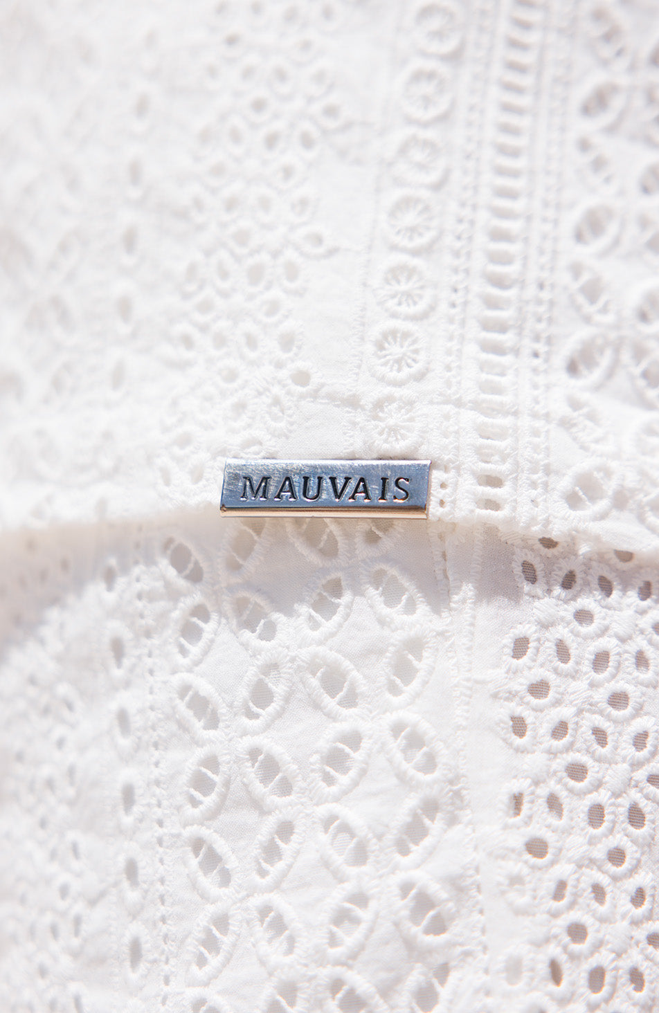 Santino Luxury Embroidered Relaxed Shirt in White