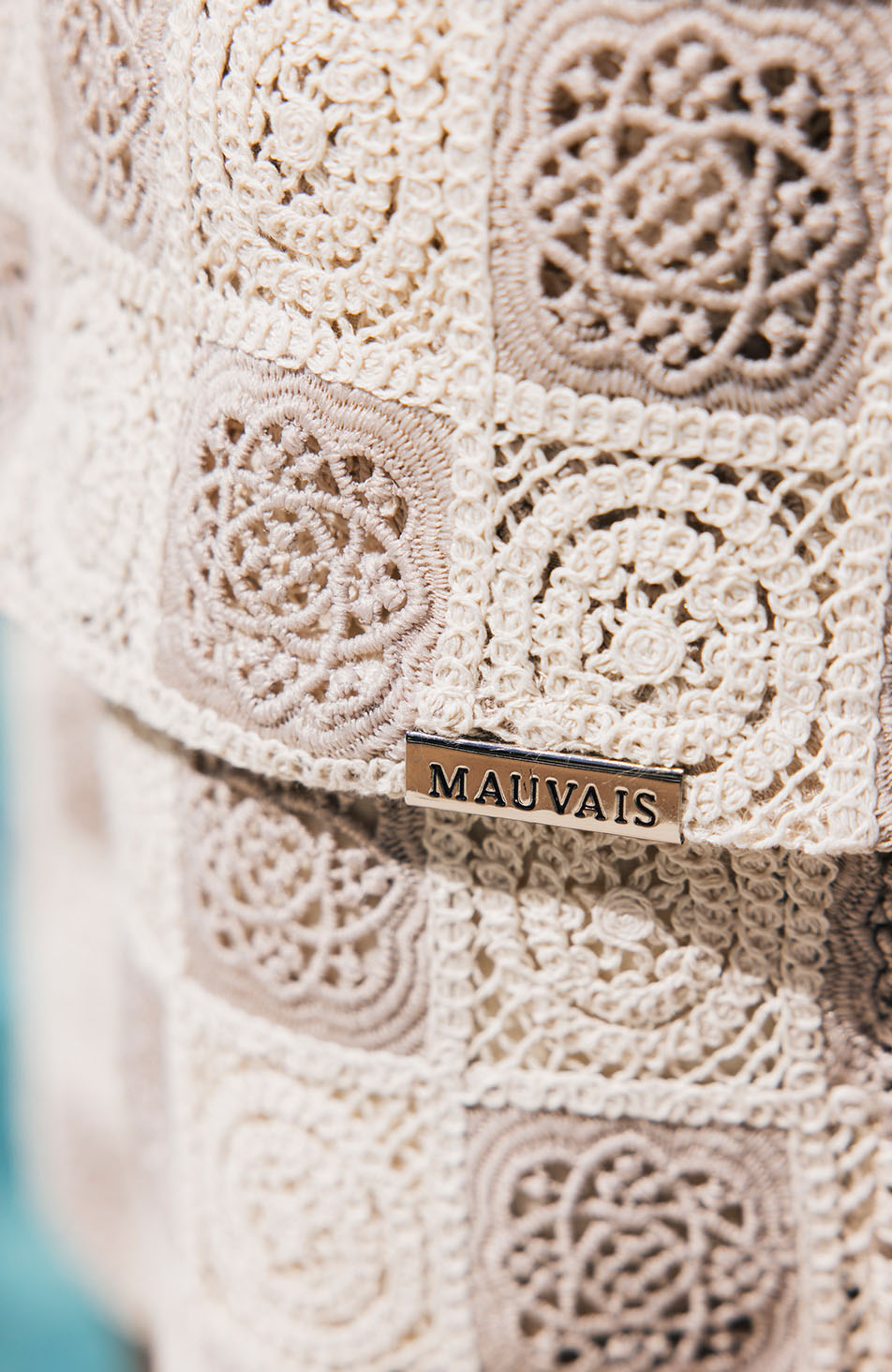 Tulum Relaxed Checked Crochet Shirt in Beige – MAUVAIS