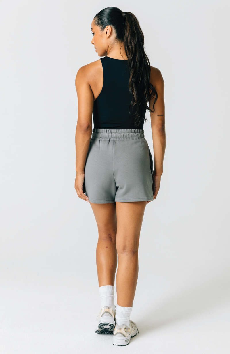 Womens Selena Sweat Shorts in Grey
