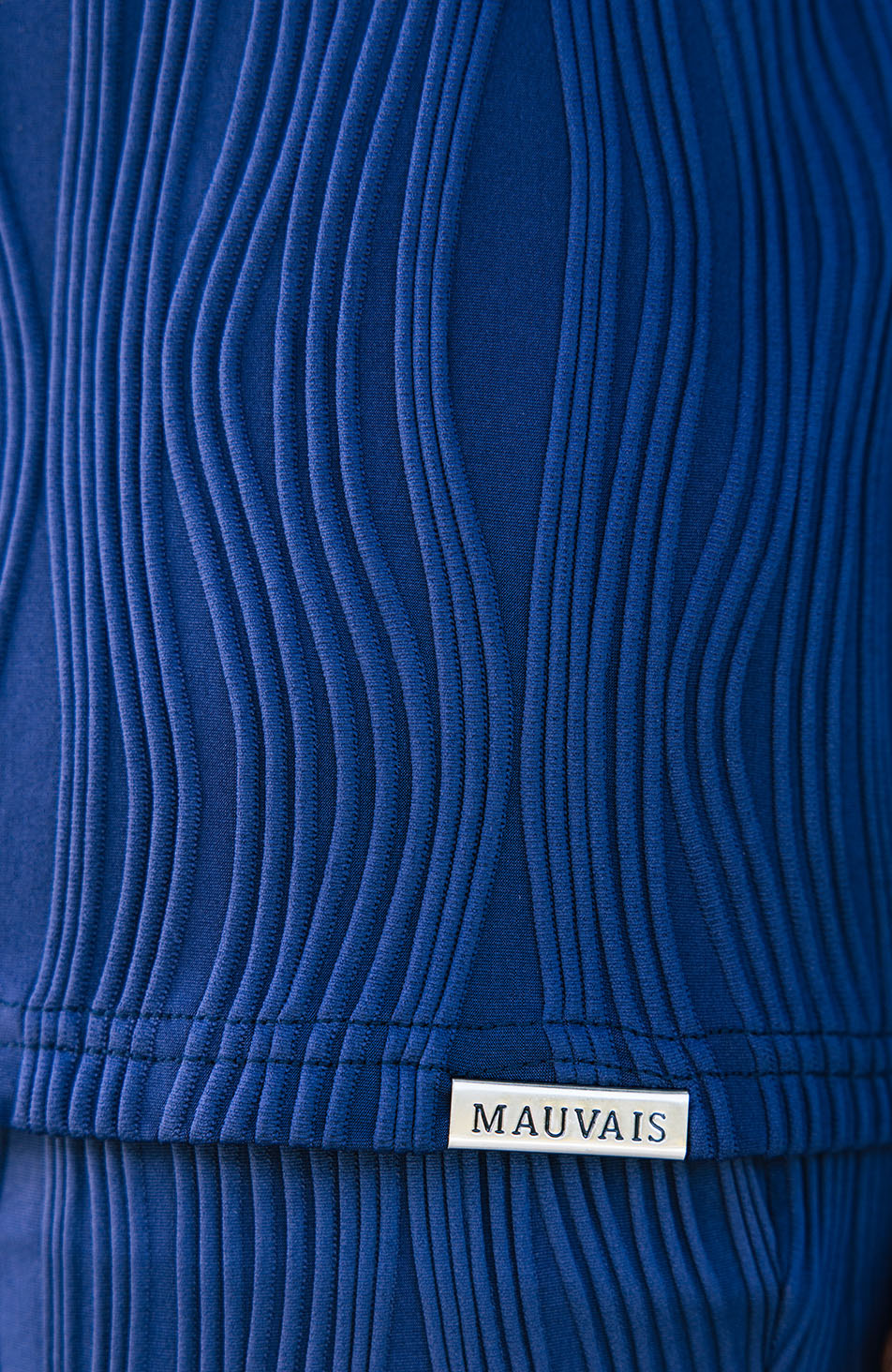 Relaxed Fit Wave Shirt in Navy