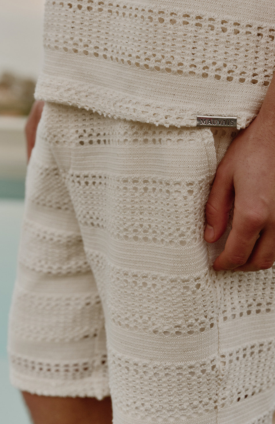 Romano Shorts in White