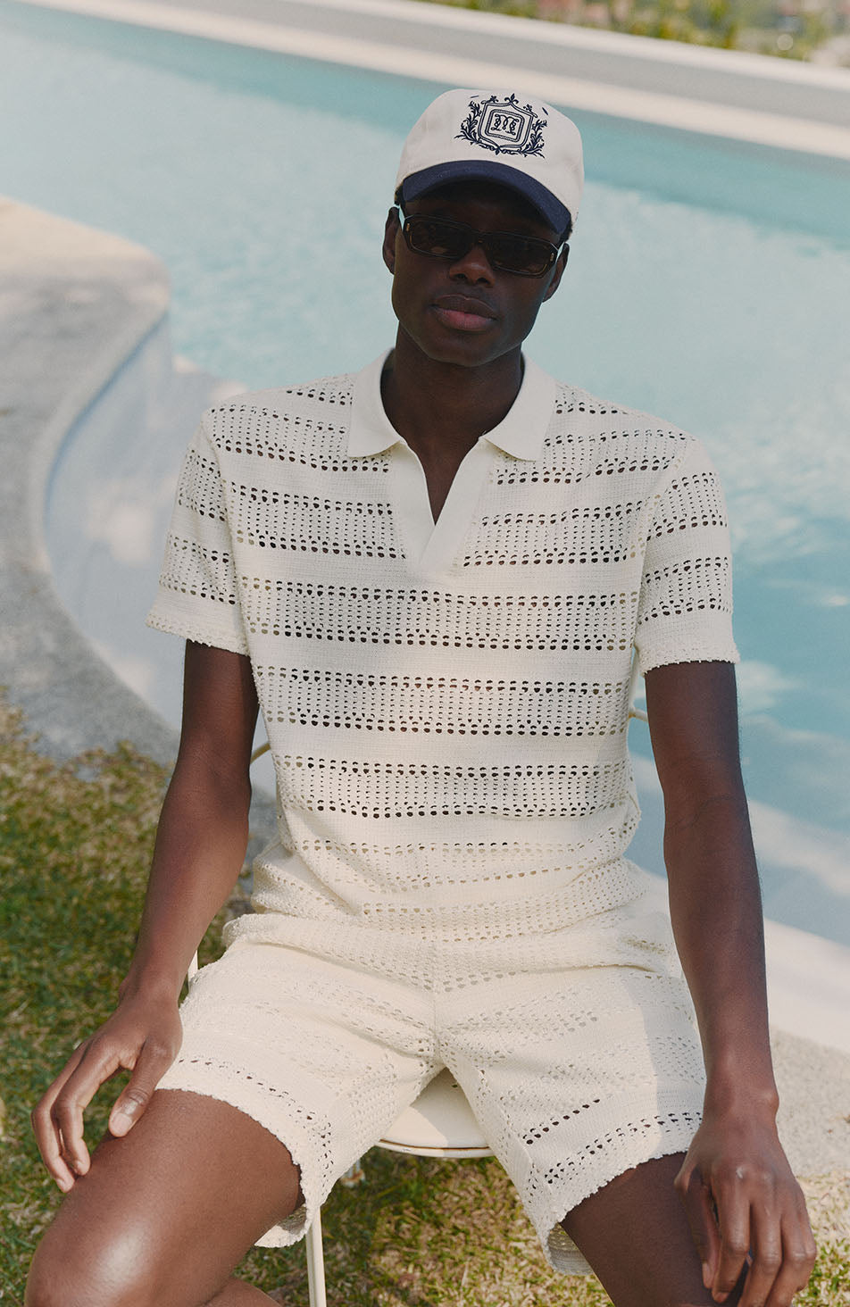 Romano Shorts in White