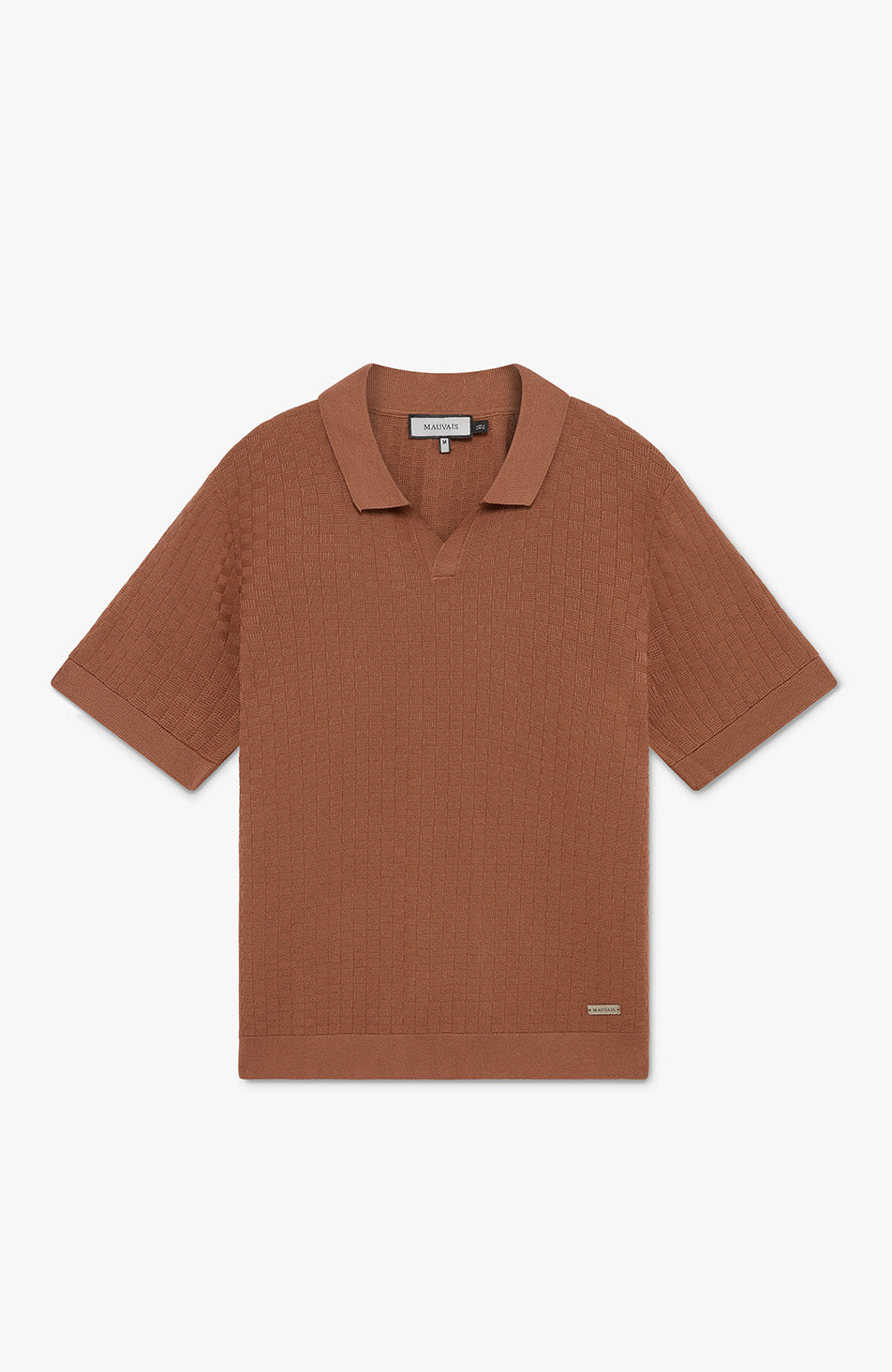 Nerano Slim Knit Polo in Canyon