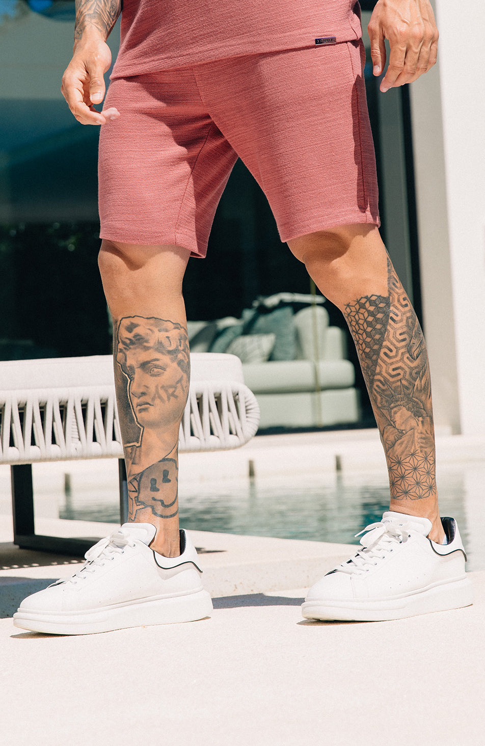 Premium Textured Shorts in Canyon