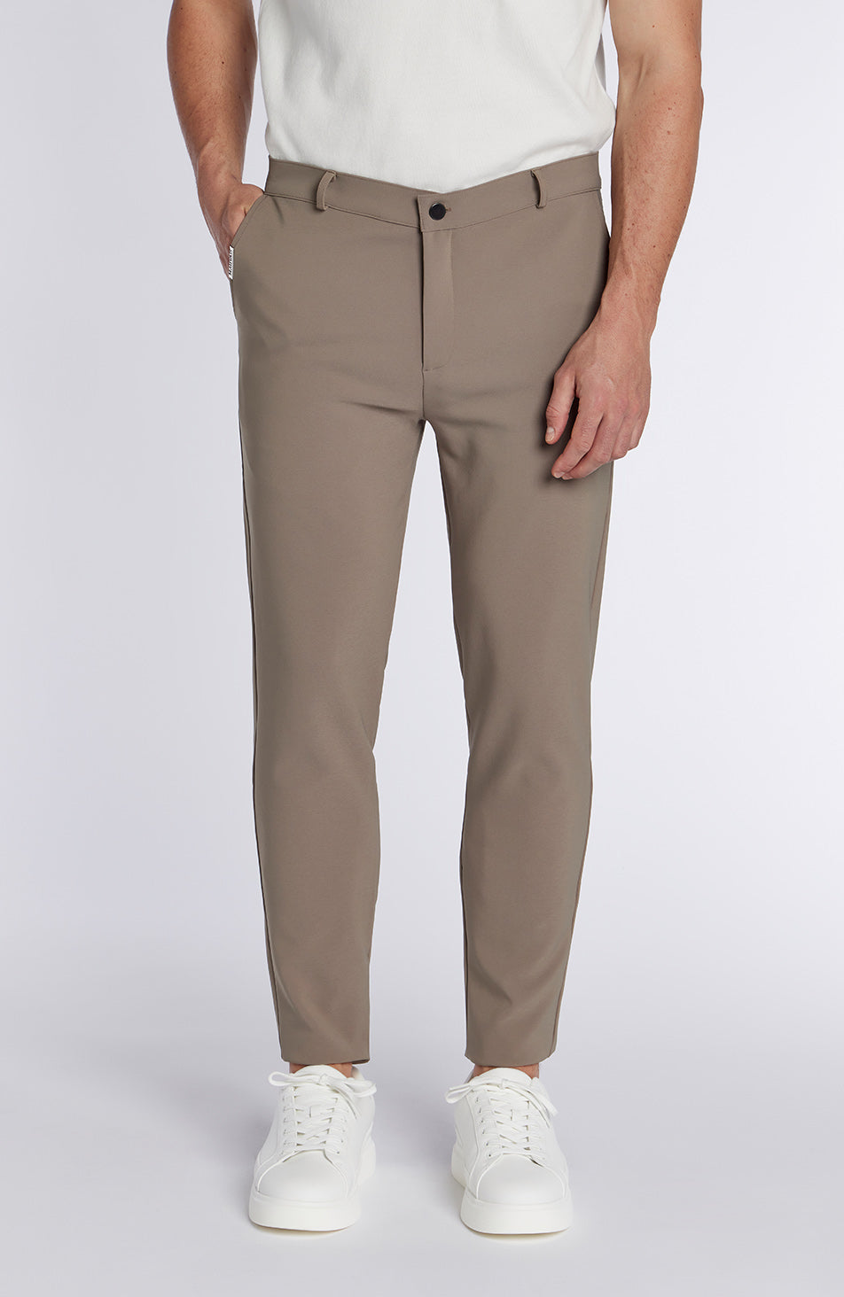 Signature Hybrid Trousers in Taupe