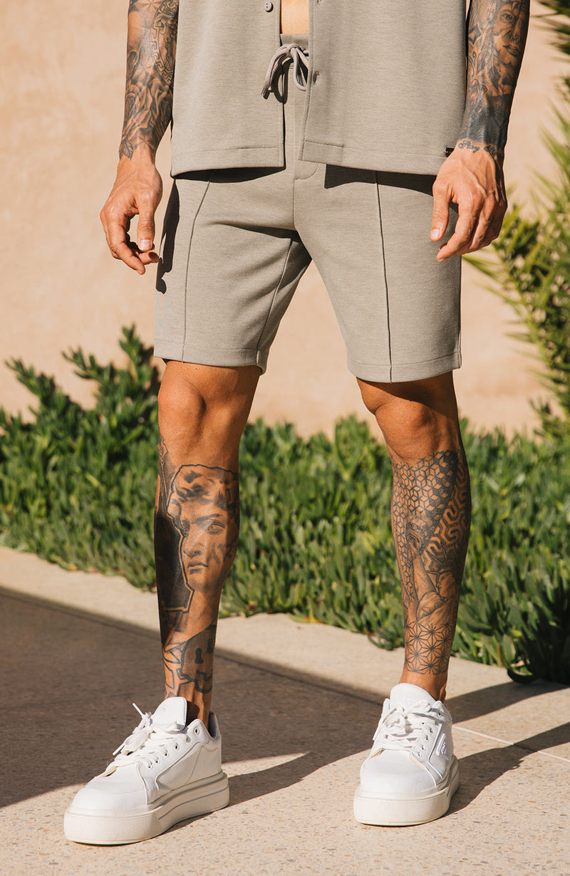 Lowell Luxe Shorts in Stone