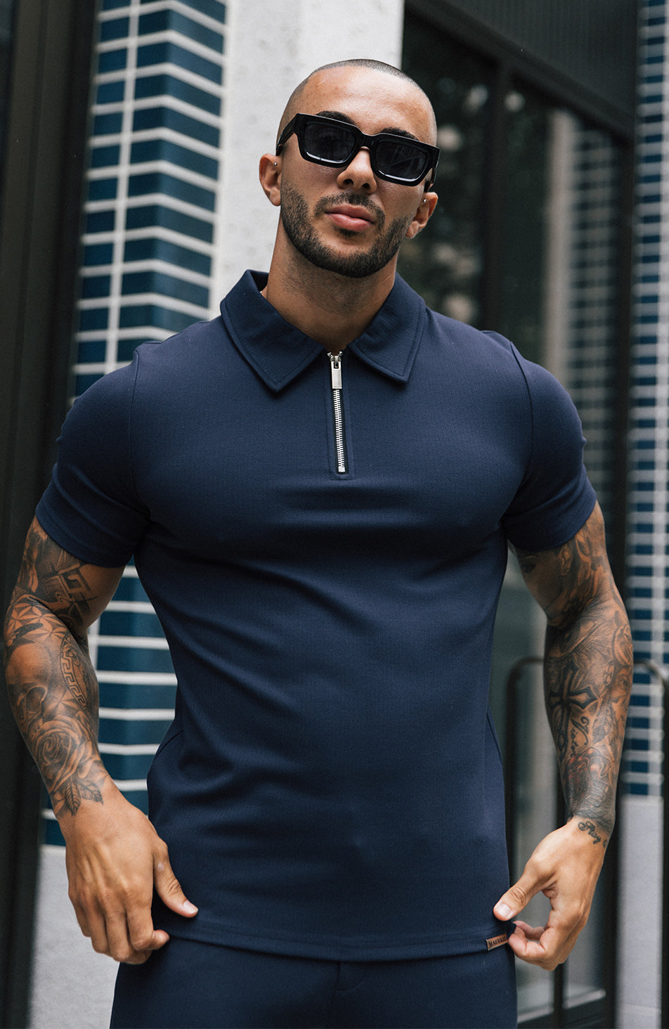 Signature Classic Polo in Navy