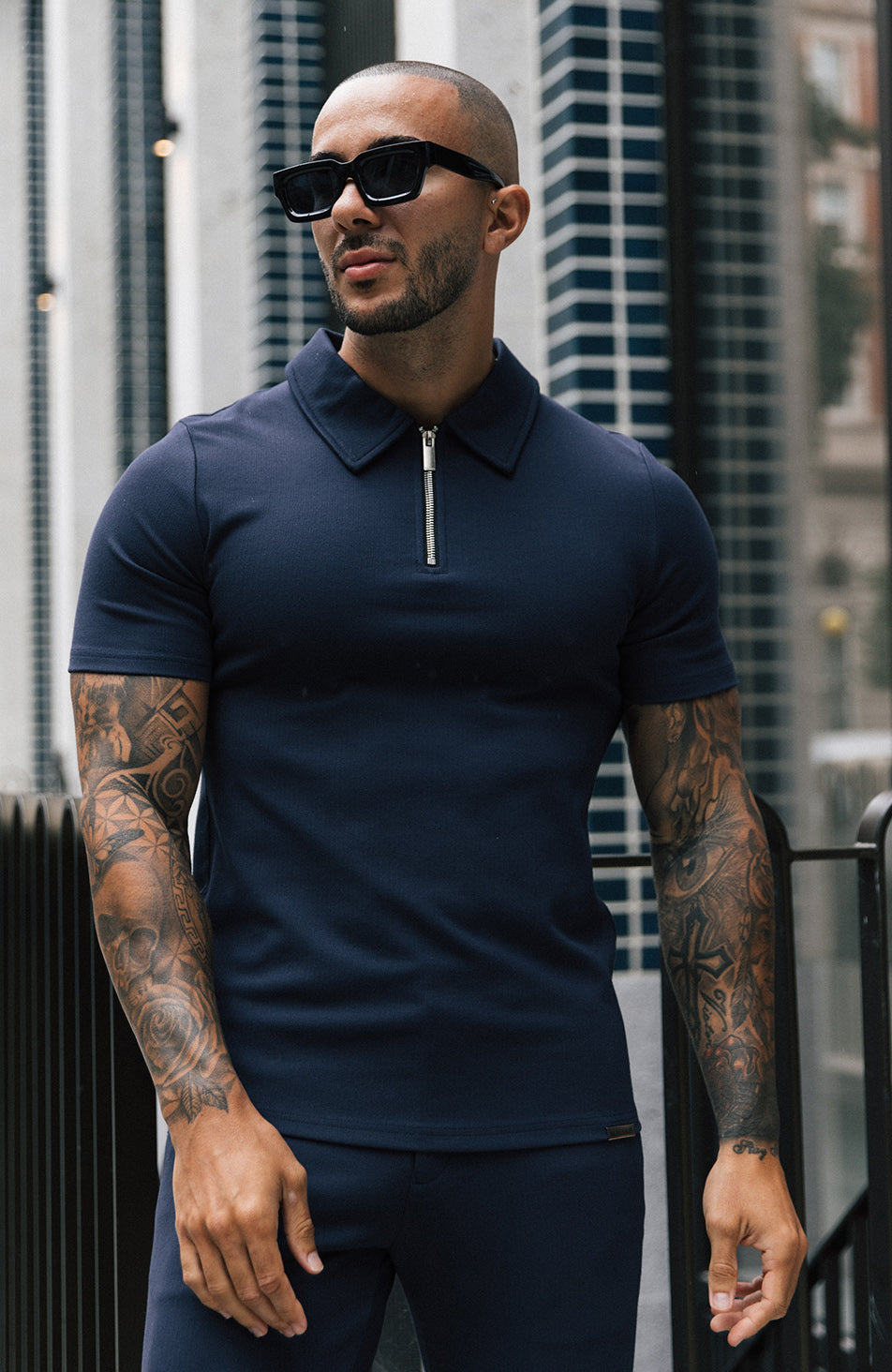 Signature Classic Polo in Navy