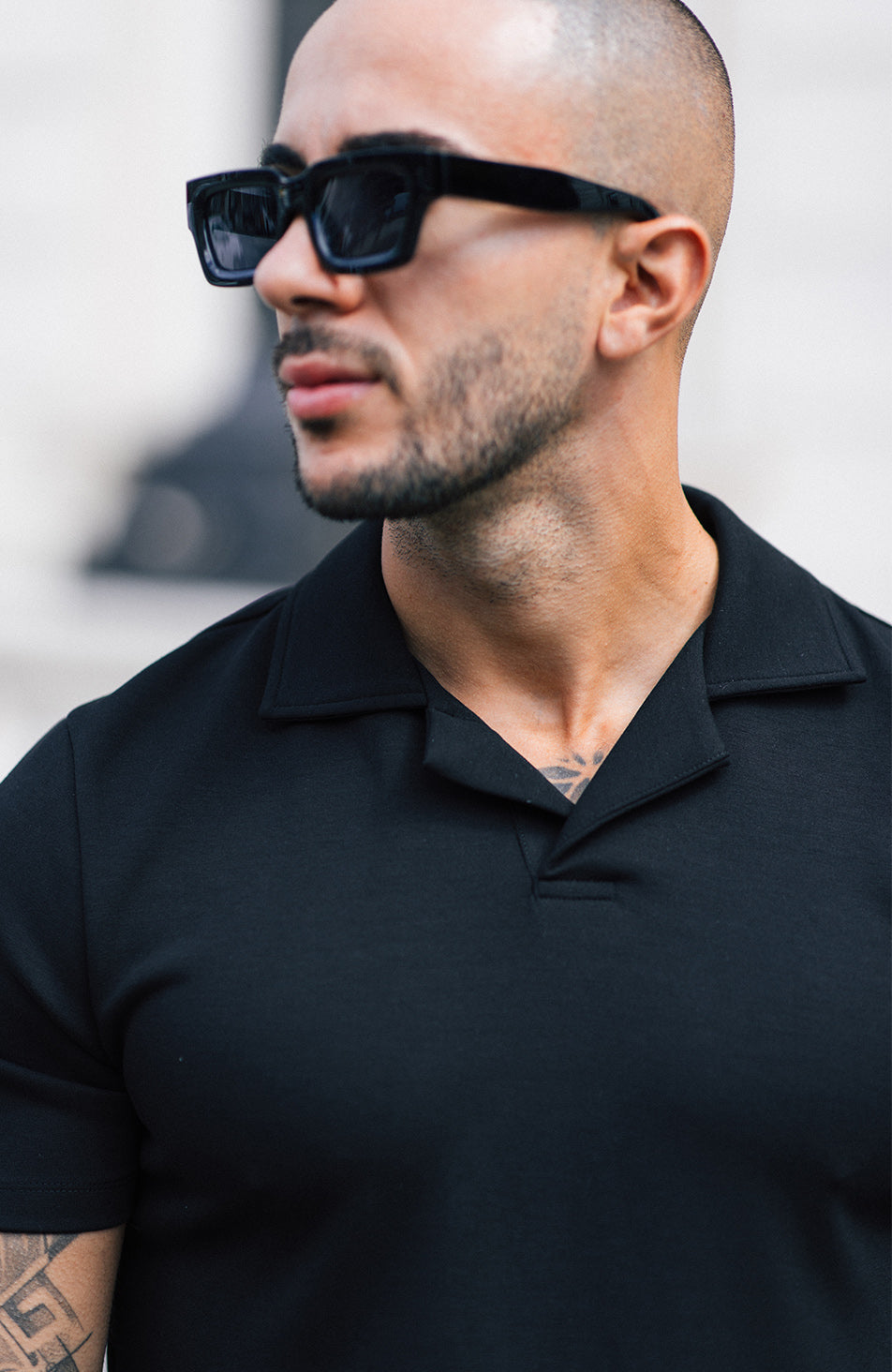 Signature Revere Polo in Black