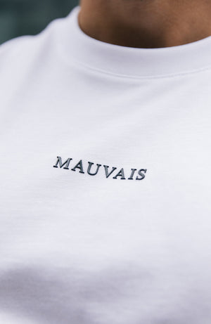 Mad Mouth Chopped Tee - Vintage White