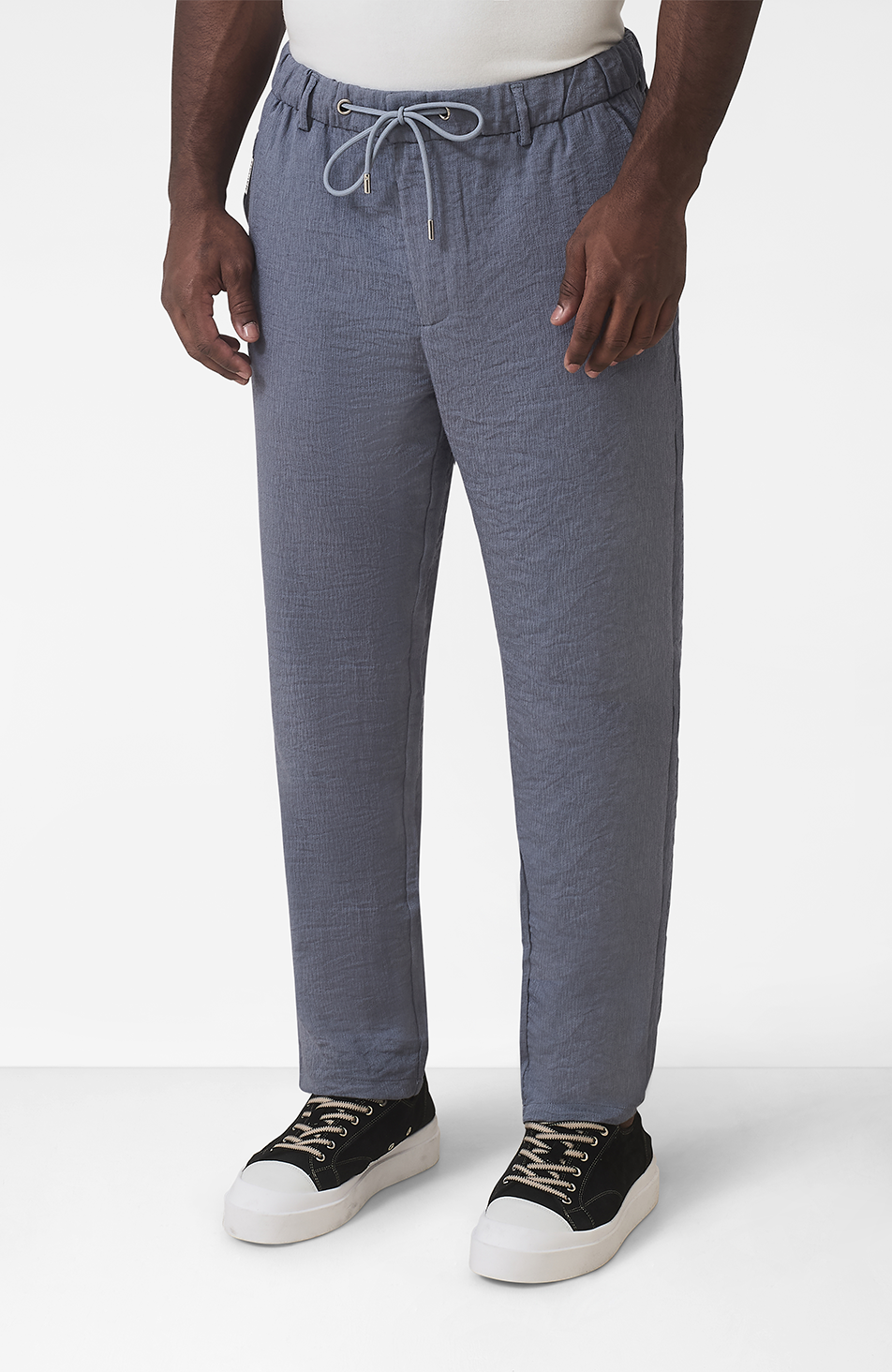 Fiorano Relaxed Fit Trousers in Storm