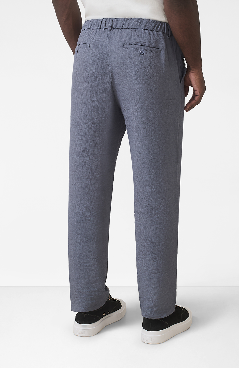 Fiorano Relaxed Fit Trousers in Storm