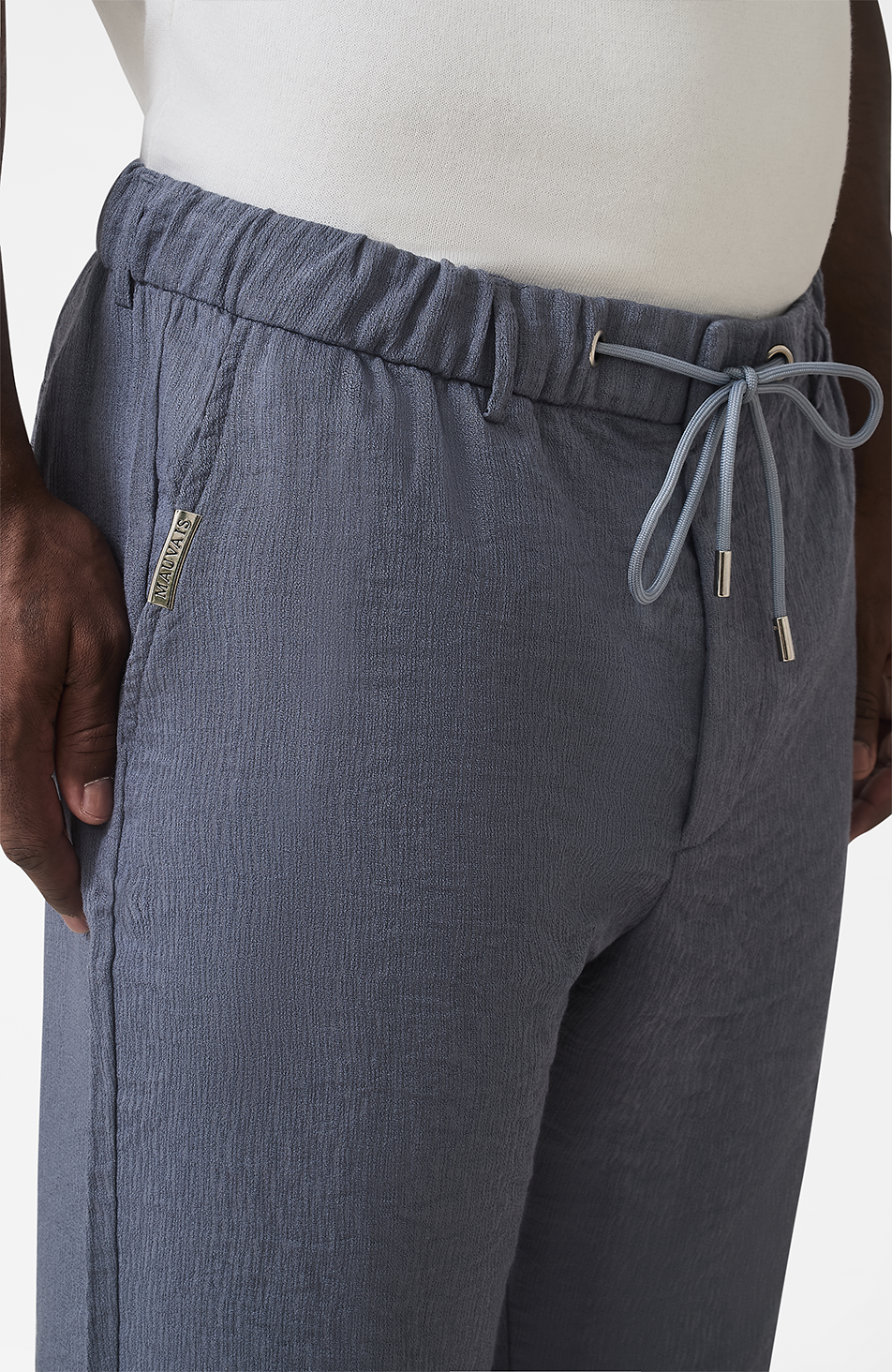 Fiorano Relaxed Fit Trousers in Storm