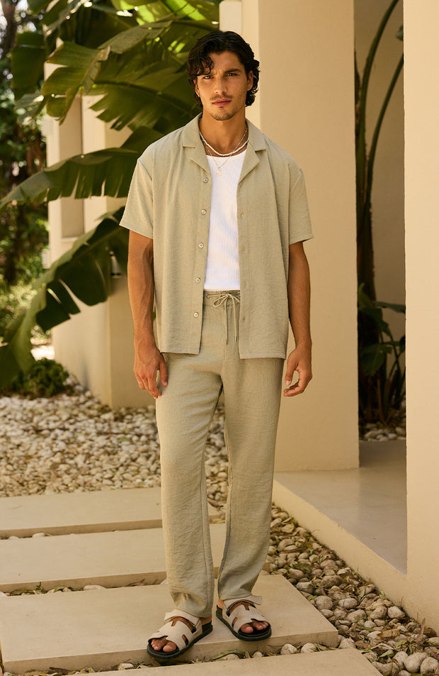 Fiorano Relaxed Fit Trousers in Sage